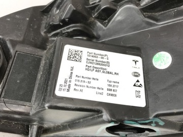фото thumb №12, Лампа правый перед полный led tesla модель 3 y рестайлинг 1514953-00-c