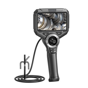 ЭНДОСКОПНАЯ КАМЕРА ДЛЯ ПРОВЕРКИ ВРАЩАЮЩАЯСЯ ГОЛОВКА 720° ЭКРАН 5″ FHD LED 2MP 1м
