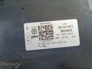 фото thumb №13, Vw polo 2g 2g1 gti лампы перед полный led динамический 2g1941035c 2g1941036c