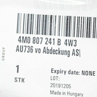 фото thumb №11, Захист na вушко буксирувальні антрацит vag audi q7 2016 оригінальний