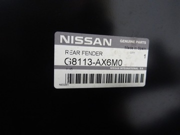 фото thumb №13, Nissan micra k12 3d крыло левый зад новый оригинал g8113-ax6m0