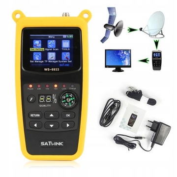 WS-6933 DVB-S DVB-S2 Satlink СПУТНИКОВЫЙ МЕТР