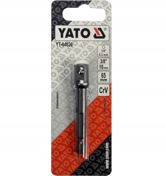 YATO PRZEJŚCIÓWKA ADAPTER HEX DO NASADEK 3/8 6,5cm