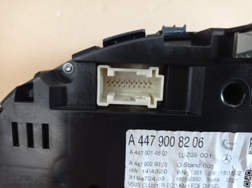 фото thumb №5, Спідометр  прилади mercedes vito 14- 447 a4479008206 4479008206 eu
