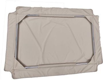КРЫША ДЛЯ САДОВЫХ КАЧЕШЕЙ 110x200 СЕРАЯ - ЯСЕНЬ-ПОЛИРОВАННЫЙ ПРОДУКТ