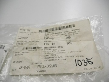 фото thumb №12, Кронштейн сиденья зад opel corsa d оригинальный номер 13196036 правый