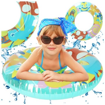 KÓŁKO KOŁO DO PŁYWANIA DMUCHANE PLAŻOWE DLA DZIECI NA BASEN BESTWAY 3-6 LAT