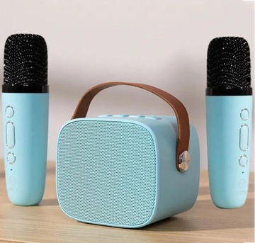 БЕСПРОВОДНОЙ КАРАОКЕ-МИКРОФОН BLUETOOTH ДИНАМИК SK2 + 2 МИКРОФОНА