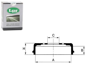 фото thumb №1, Комплект bębnów тормозных lpr 329150b 986477060 1