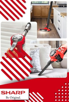БЕСПРОВОДНОЙ ПЫЛЕСОС Sharp STRONG PARTY CARPET SA-VP1551BR TURBO