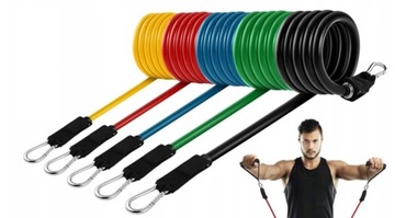 STRONG RESISTANCE BANDS для упражнений, 5 шт. - Эспандер PRO