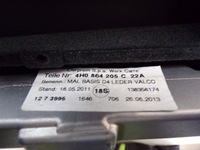 фото thumb №12, 4h0864205c підлокітник передній перед колір 4pk soul audi a8 d4 2010-2017r