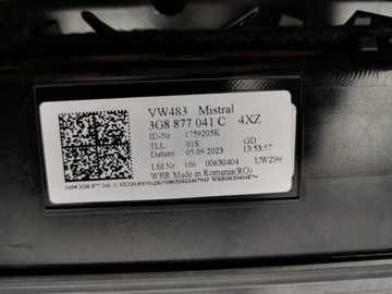 фото thumb №7, Люк дах скляний панорамний vw arteon 3g8877041c новий оригінальний