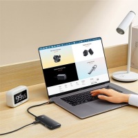 BASEUS HUB USB-C — 2x USB 3.0/USB-C PD/HDMI/SD/TF
