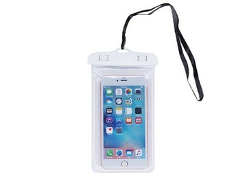 ETUI WODOODPORNE NA TELEFON BASEN PLAŻĘ RÓŻOWY
