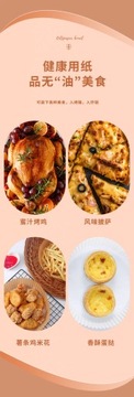 Бумага для фритюрницы, одноразовый бумажный вкладыш для пищевых продуктов