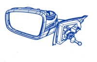 фото thumb №1, Зеркало наружное левая dacia spring 963319538r