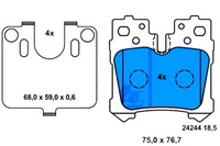 фото thumb №1, Ate тормозные колодки тормозные lexus ls 460 uvf4_. usf4_