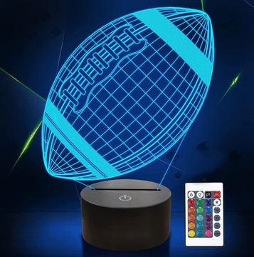 Настольная лампа Rugby Ball 16 цветов LED PLEXIDO