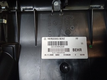 фото thumb №7, Mercedes s w221 5.5 v8 отопитель a2218304260