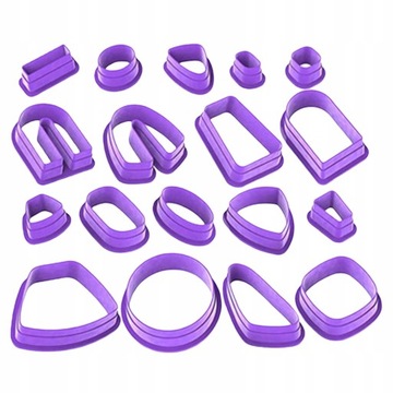 118x Polimer Clay Cutters Zestaw do robienia