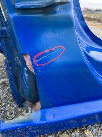 фото thumb №8, Чверть лонжерон ліва підкрилок чашка opel corsa f