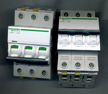 Автоматический выключатель C 25А 3П 6кА iC60N-C25-3 Acti9 SCHNEIDER