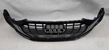 фото thumb №8, Бампер переднее перед 4xpdc решётка радиатора полный чёрный audi q3 83a s-line lx5h 18-