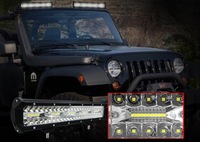 фото thumb №4, Лампа робоча протитуманна фара dalekosiężna прожектор 12v 24v 100x led cree 300w 37cm