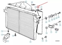 фото thumb №8, Bmw 5 e28 захист вентилятора радіатор 17111178112 1178112 oem