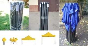 44KG EXTRA MOC 3x4,5 NAMIOT OGRODOWY PAWILON HANDLOWY EXPRESOWY ROZKLADANY