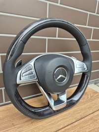 фото thumb №7, Красивая деревянная руль mercedes amg w222 c217 cls w218 w205 glk glc