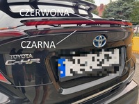фото thumb №15, Toyota ch-r тюнинг молдинг световая led ledbar задняя свет стоп czarna chr