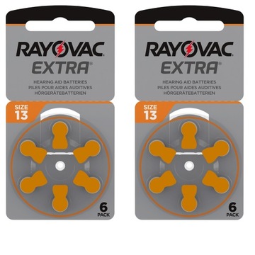 RAYOVAC 12x батарейки для слуховых аппаратов 13 MF PR48 ZincAir