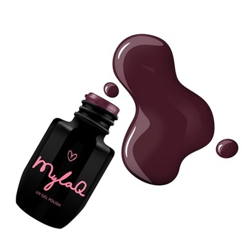 Гибридный лак для ногтей MYLAQ M023 «Мои лесные фрукты» 5 мл