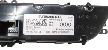 фото thumb №6, Audi a4 s4 b9 панель кондиціонера 8w0820043q