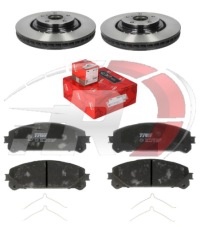 фото thumb №1, Toyota sienna 2011-2020 тормозные диски + тормозные колодки тормозные перед