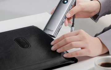 АДАПТЕР-концентратор ORICO USB-C 3.0 3X USB HDMI VGA РАЗЪЕМ RJ45 LAN SD USB-C
