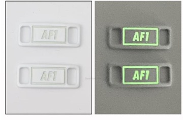 2szt Świetlne Luminacja Metal Klamra do Butów AF 1