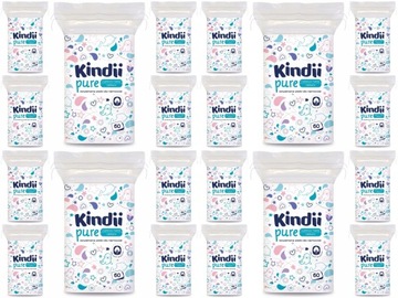 12x60 детских косметических подушечек CLEANIC Kindii