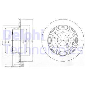 фото thumb №2, Delphi bg4169 диск тормозная