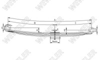 фото thumb №1, Ресора mercedes arocs передній 3-piórowy f020t873za75