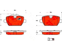 фото thumb №1, Trw гальмівні колодки гальмівні bmw 1 116 d e81