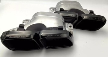 фото thumb №12, Наконечники глушник mercedes e-klasa w213 s213 e63 amg ніч paket оригінал