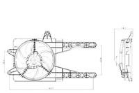фото thumb №1, Nrf вентилятор радіатор fiat punto 94-99 -ac nrf