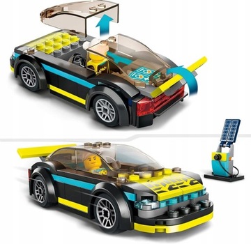 LEGO CITY SPORT ЭЛЕКТРИЧЕСКИЙ СПОРТИВНЫЙ АВТОМОБИЛЬ СОЛНЕЧНАЯ 5+