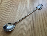 Teaspoon Cat Dessert Kitty с Kitty Chrome Oldman Gift 14 см подарок