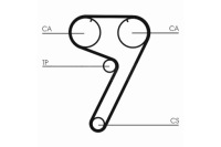 фото thumb №2, Ремінь розподільного валу fiat regata ritmo tipo lancia delta i prisma 1.6