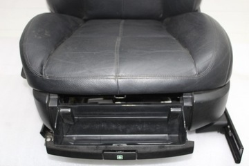 фото thumb №12, Mercedes s w221 сидіння лівий передній рестайлінг чорна шкіра з підігрівом надувний