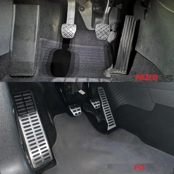 Хромированные накладки на педали Seat Leon 2 2005 - 2012 гг.